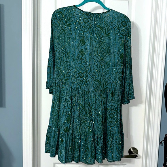 Zara Metallic Thread Mini Dress - Picture 5 of 6